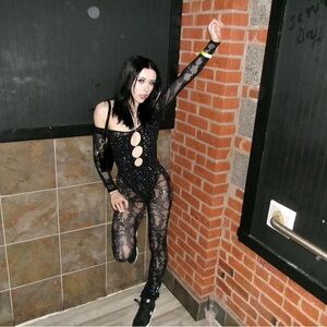 white fox jumpsuit relist